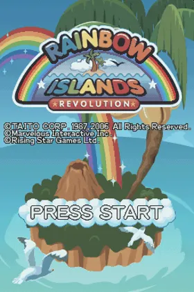 Rainbow Islands Revolution (USA) screen shot title